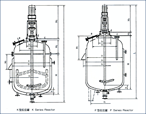 搪玻璃反應罐50L-30000L